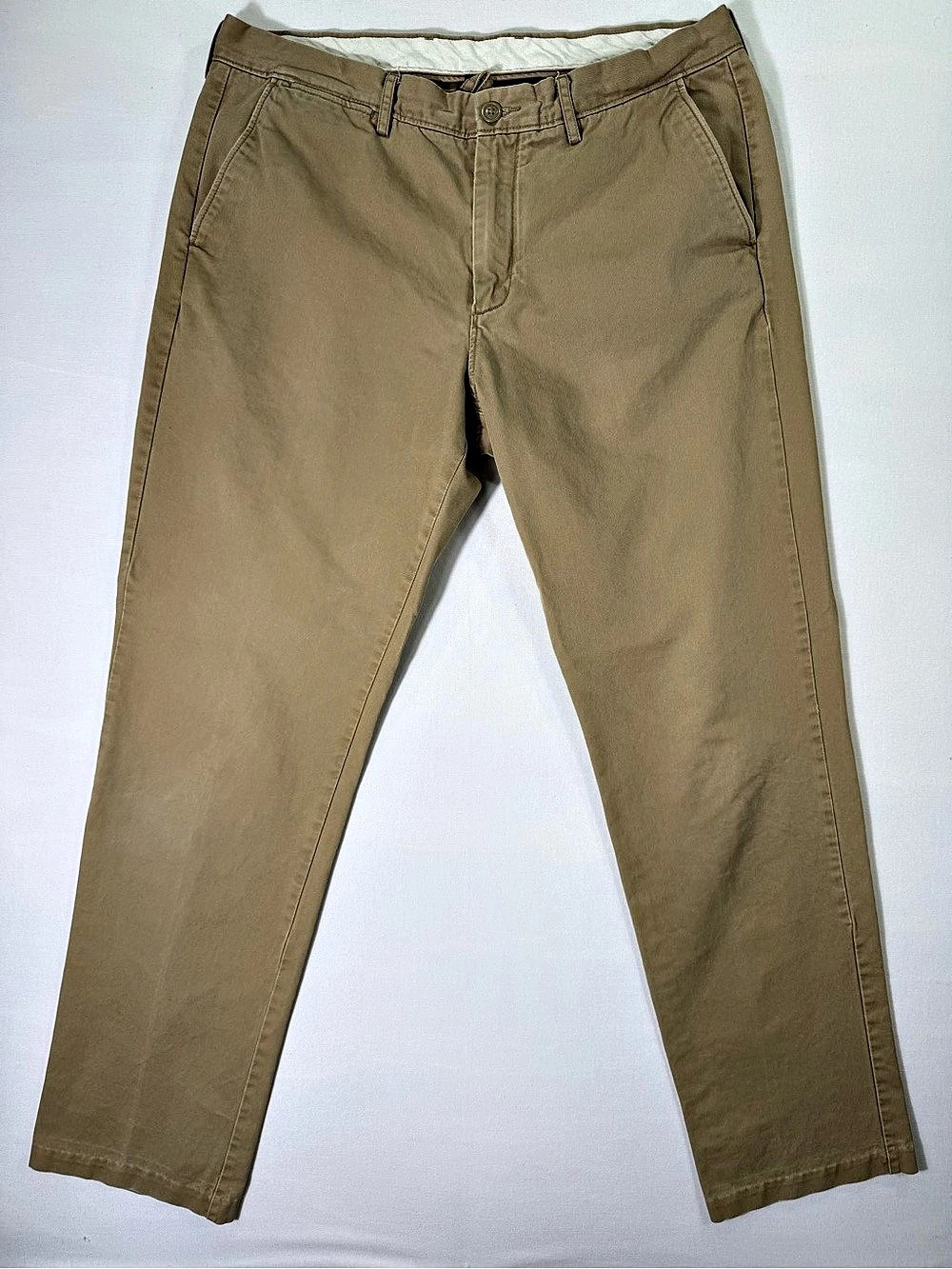 J.Crew Broken-In Chino Cotton Chinos in Tan Waist 32